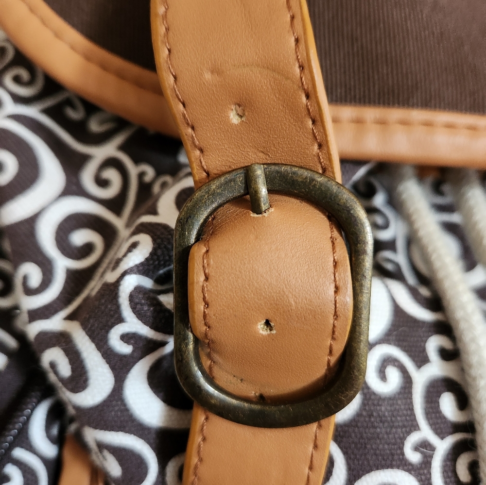 Kcliffs Backpack Brown Pulp String Magnetic Snap - image 2